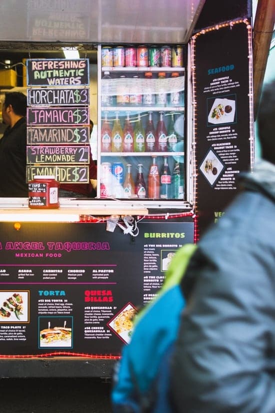 custom food cart menu design