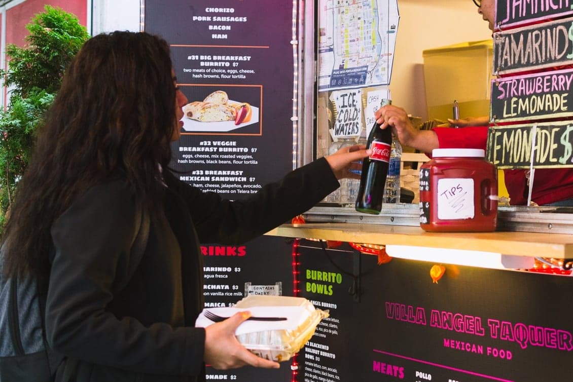 custom food cart menu design