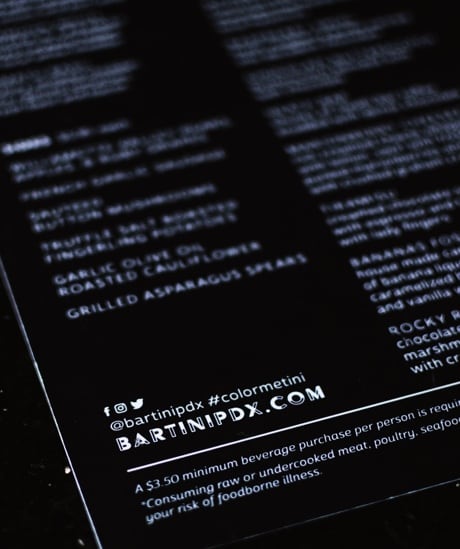 food drink photography at Bartini