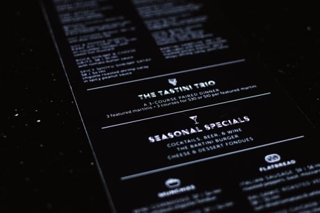 food drink photography at Bartini