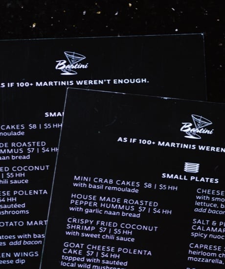 food drink photography at Bartini