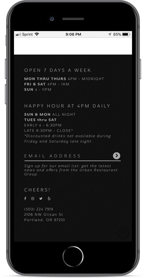 custom web design for Bartini