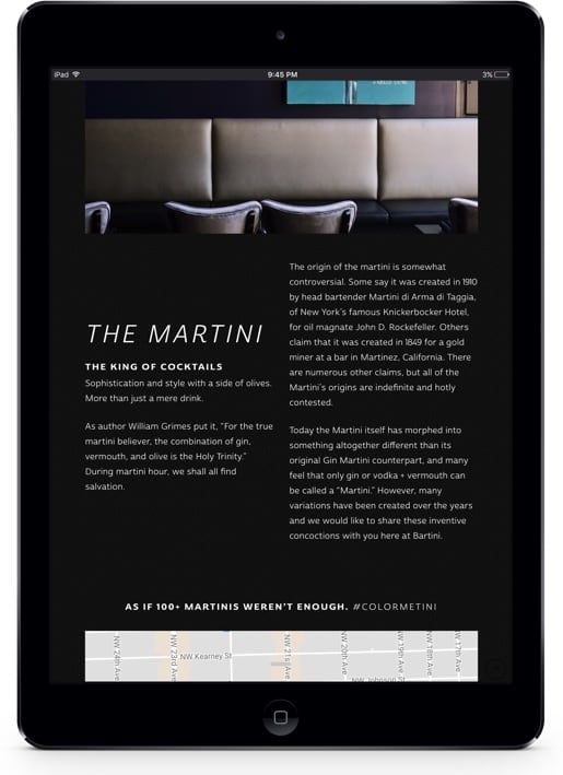 custom web design for Bartini