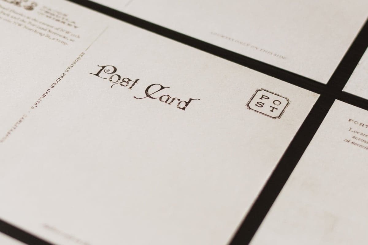 custom postcard design