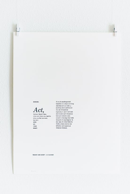 praise the lord and pass the ammunition letterpressed poster