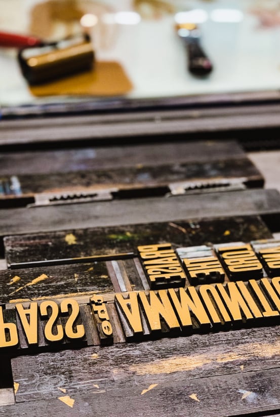 praise the lord and pass the ammunition letterpressed poster